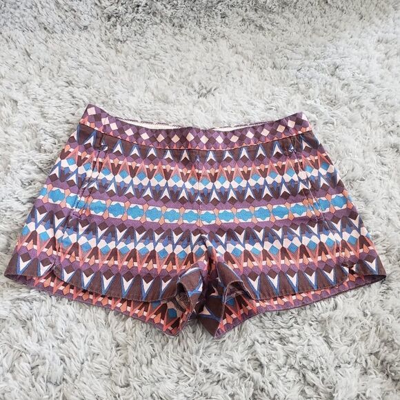J.CREW Geometric Pattern Shorts - Picture 1 of 12